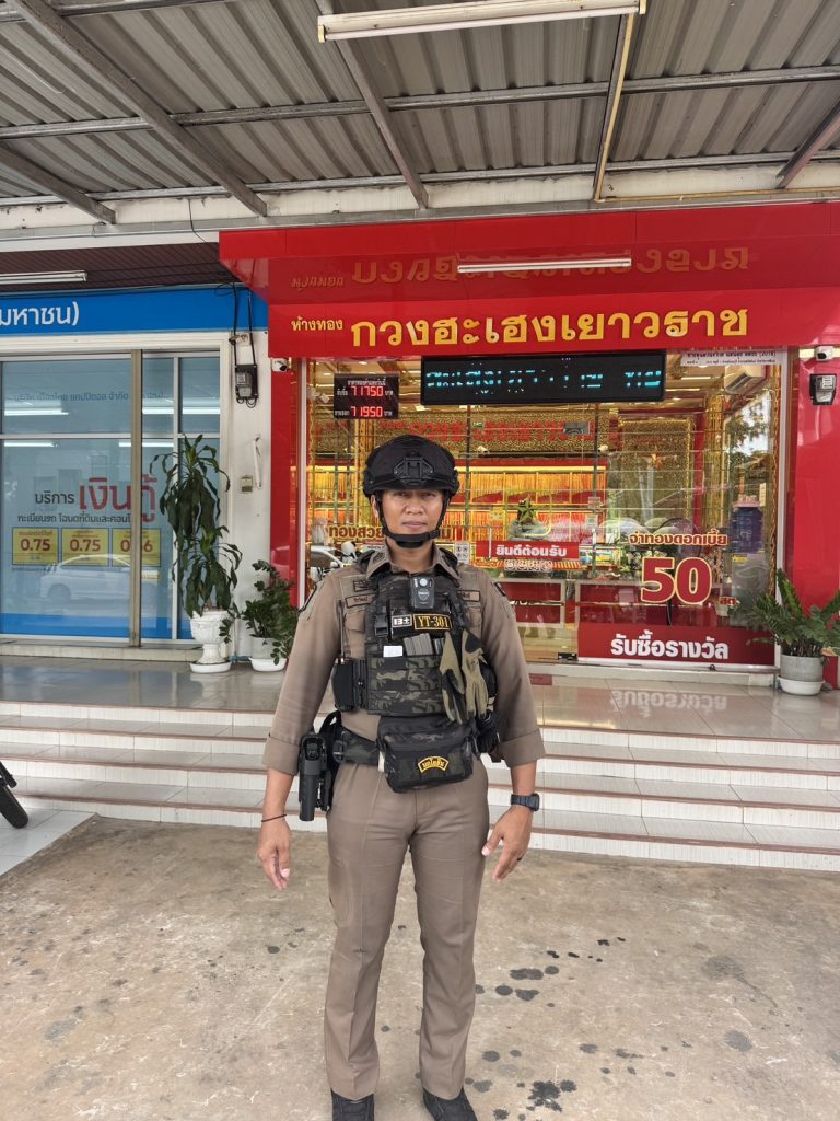 สายตรวจรถจักรยานยนต์ป้องกันเหตุ